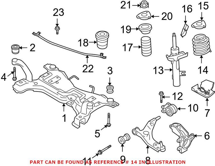 Volvo Coil Spring - Front (Code 12) 30666203